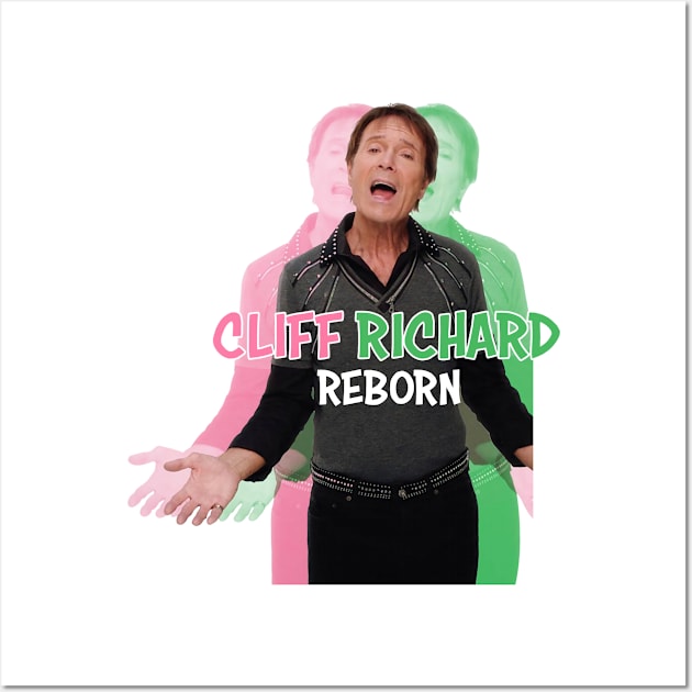 Cliff Richard reborn album cover Cliff Richard composer Wall Art by asheribtllo